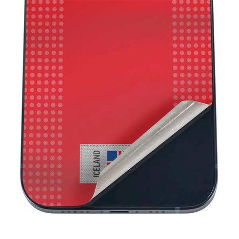 Iceland Soccer Flag iPhone 16 Skin